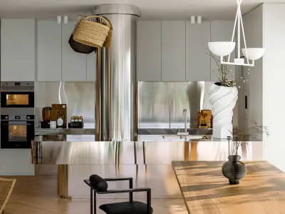     villa interior scenes 3D model purchase