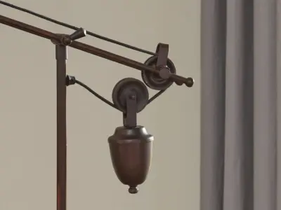 Entiat Adjustable Metal Desk Lamp 3D model