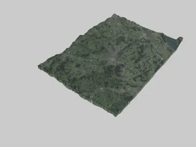 Bern City Low-poly 3D model