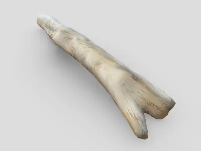 Dead Wood 5 Low-poly 3D model