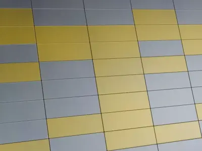 Powered Metal Design PBR Seamless Texture