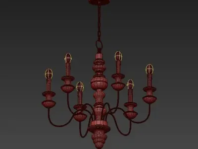 Chelsea House Lighting Stockholm Chandelier 3D model