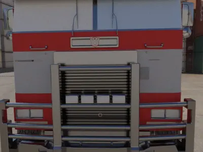 Transformers Rise Of The Beasts Optimus Prime Freightline Truck Low-poly 3D model