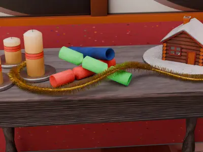 Christmas Scene 3D model