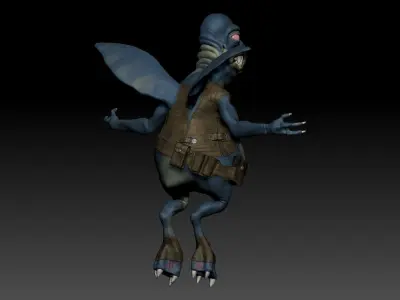 Wotto from Star Wars  3D model