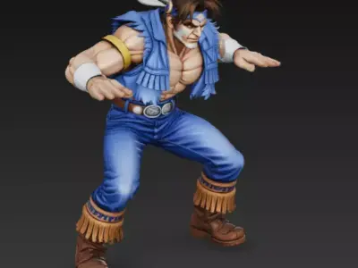 T Hawk from Street Fighter 3D print model