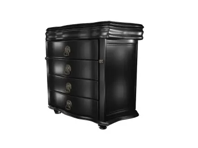 Classic Vintage Cabinet Table 3D model