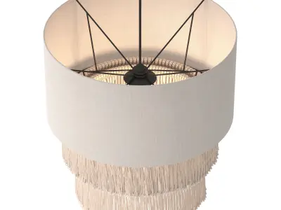 Macrame Lampshade 3D model