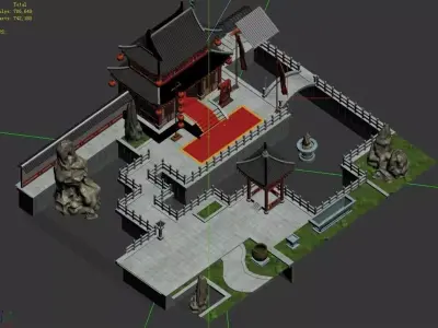 Beijing City Building - Hotel 064 3D model