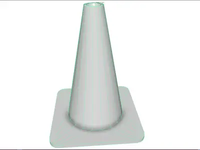 Traffic cone - PBR   Low-poly 3D model