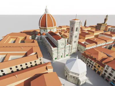 Cathedral Santa Maria del Fiore 3D model