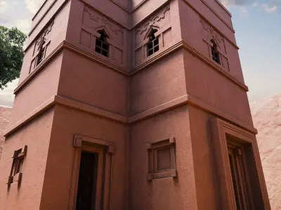 Lalibela Bete Giyorgis 3D model