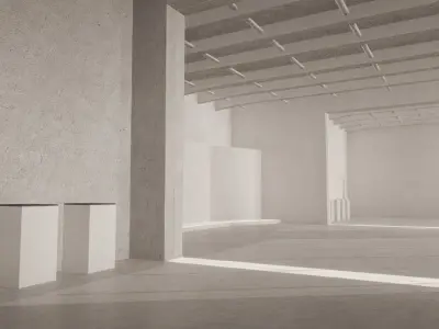 VR Showroom Gallery for product placement vol 1 3D model