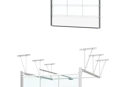 Automatic gate Hormann 3D model