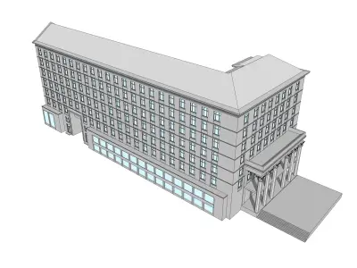 residential building 3D model 18