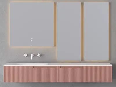 Bathroom Cabinet - Fiora Snergy Serie 3D model