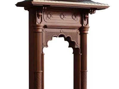 morrocon arch 938 Low-poly 3D model