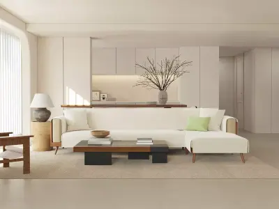 Retro residential indoor  3D model