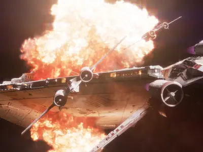 Incom BT-47C T-Wing Strategic Bomber 3D model