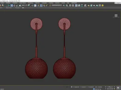 LILY WALL NEW 2 Low-poly 3D model