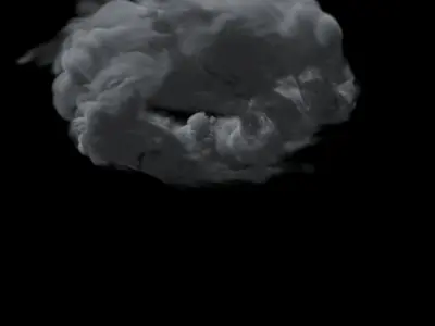 Swirly Menacing Clouds 3D model