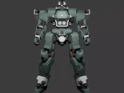 Mecha Cerberus 3D model