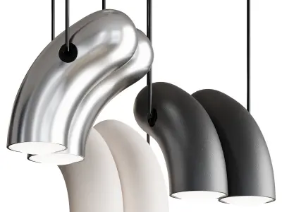 Armes HYPHEN Hanging lamp 3D model