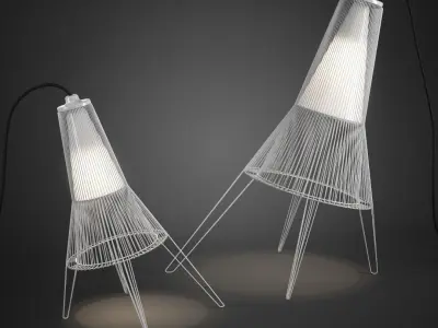 Table Lamp A-Cote by Schema 3D model