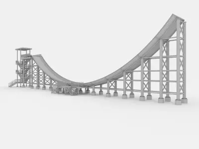 Waterpark Slide 13 3D model