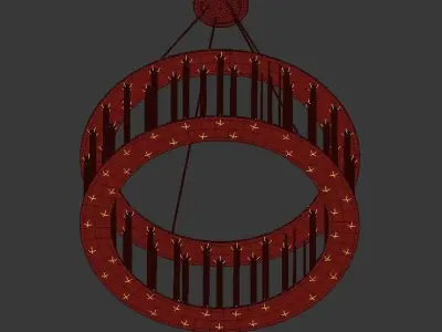 COMETE chinese lantern hanging 3D model