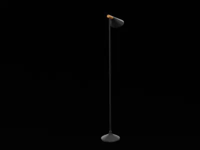 Stand Office Lamp Low-poly 3D model