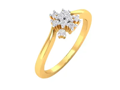 Women Ring Render 3dm STL MTL SLC JCD OBJ FBX Details 3D print model 83