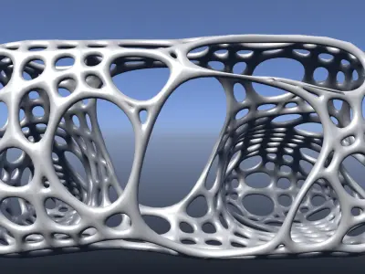 Parametric sculpture 25-37 3D model