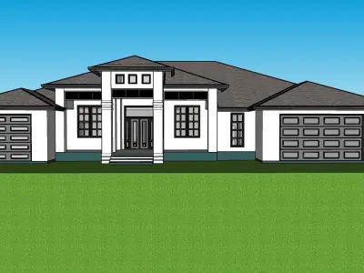 House heart shaped leaf 3D model