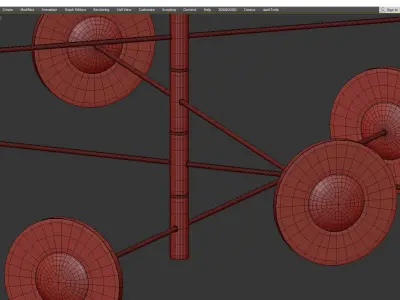 LOIK chandelier Low-poly 3D model