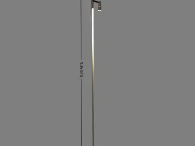 Street Furniture - Outdoor Lighting - Street Lamp II Low-poly 3D model