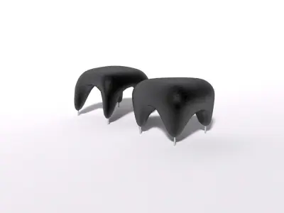 Stool Tooth - Banqueta Muela 3D model