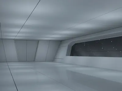 Sci Fi Room 3D model 15