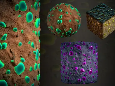 Crystal Material - VOL 23 - Maps - Sbsar Texture