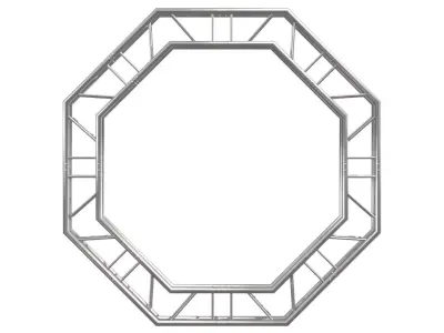 Octagon Truss Modular Stage Structure 3D model