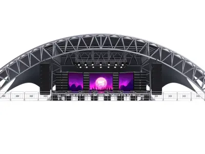 Concert Scene 01 3D model