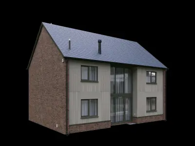 HOUSE PLOT-C2 - octane 3D model