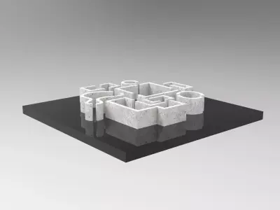 ARCHIPLAN 09 Low-poly 3D model