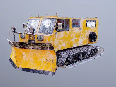  Thiokol Spryte Snowcat and Snowplow Dirt 