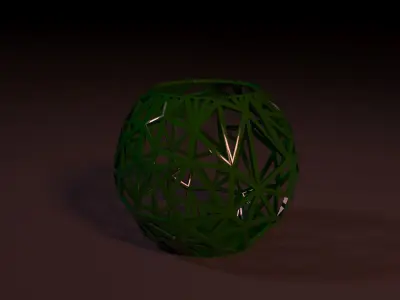 Beautiful vase decor 3D print model get