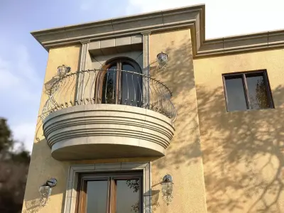Tuscanian Balcony Free 3D model
