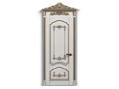 Door0005 antonio door with ornate carvings 3D model