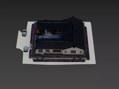 Chinese Style - Scene - Chinese style Courtyard 5 3D model