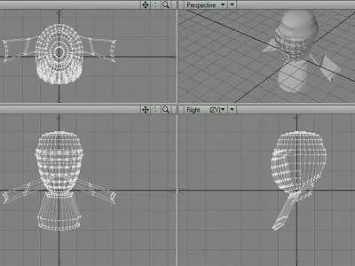 Martial-Art Headguard Type 4 3D model