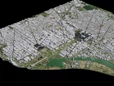 Washington DC - USA 3D model